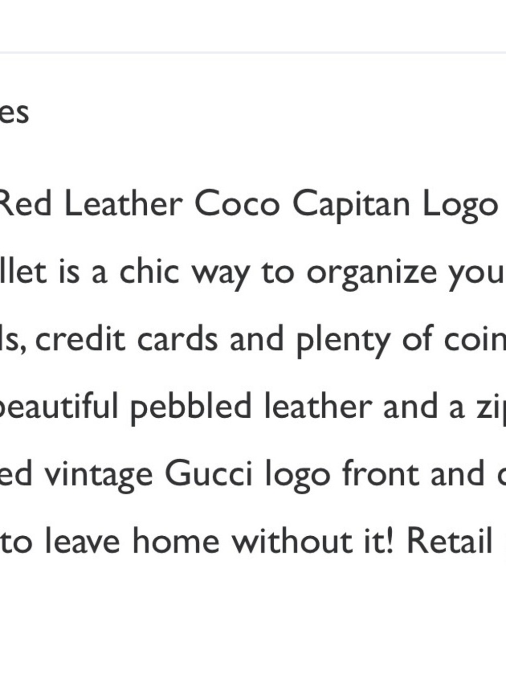 Gucci Red leather Coco Captain full zip long wallet - Picture 14 of 15